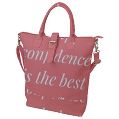 Self Confidence  Buckle Top Tote Bag