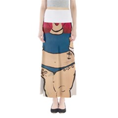 Sassy Full Length Maxi Skirt by Abigailbarryart