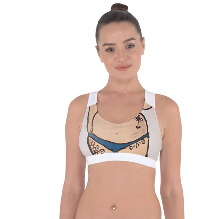 Sassy Cross String Back Sports Bra