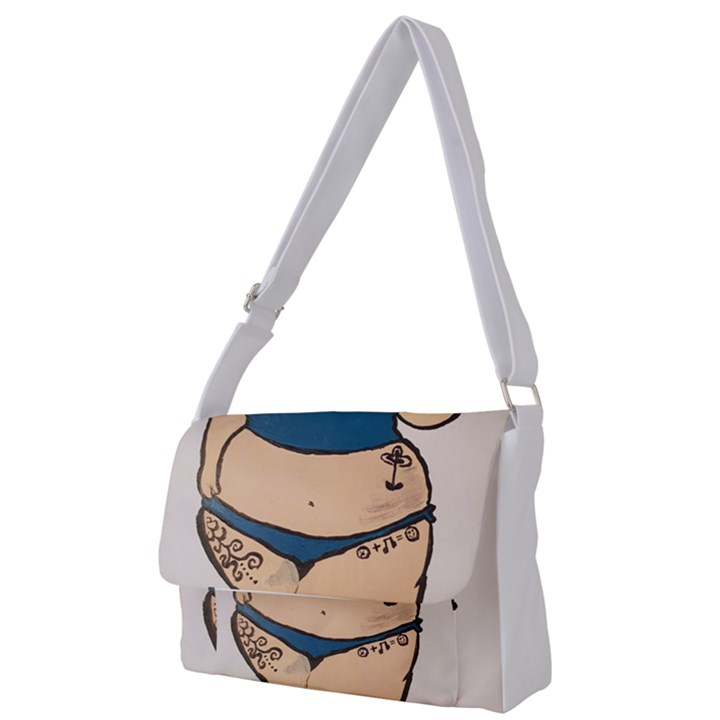 Sassy Full Print Messenger Bag