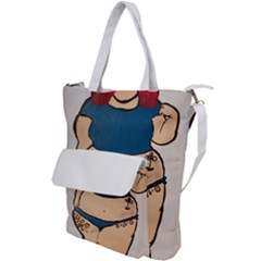 Sassy Shoulder Tote Bag by Abigailbarryart