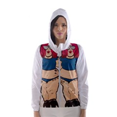 Sassy Women s Hooded Windbreaker by Abigailbarryart