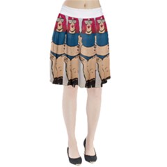 Sassy Pleated Skirt by Abigailbarryart