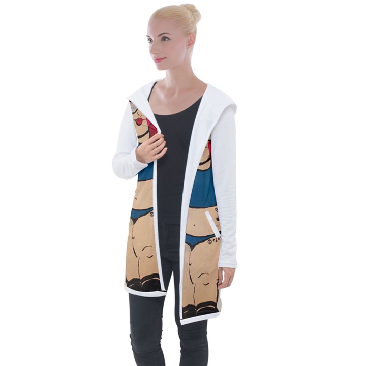 Sassy Longline Hooded Cardigan