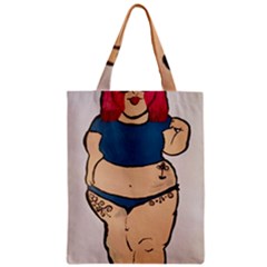 Sexy N Sassy Zipper Classic Tote Bag by Abigailbarryart