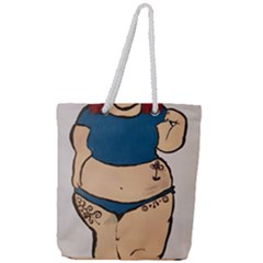 Sexy N Sassy Full Print Rope Handle Tote (large) by Abigailbarryart