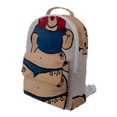 Sexy N Sassy Flap Pocket Backpack (large) by Abigailbarryart