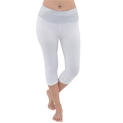 Summer Design Lightweight Velour Capri Yoga Leggings by scharamo