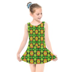 I 1 Kids  Skater Dress Swimsuit by ArtworkByPatrick