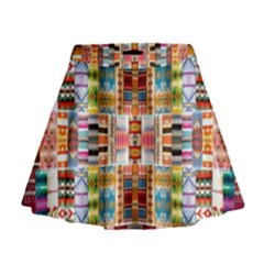 I 2 Mini Flare Skirt by ArtworkByPatrick