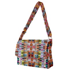 I 2 Full Print Messenger Bag by ArtworkByPatrick