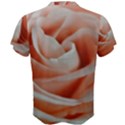 Soft Pink Rose Close Up Men s Cotton Tee View2