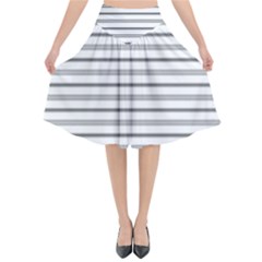 Casual Flared Midi Skirt by scharamo