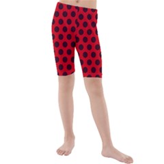 Summer Dots Kids  Mid Length Swim Shorts by scharamo