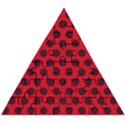 Summer dots Wooden Puzzle Triangle View1