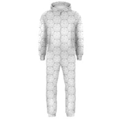 Hexagon Geometric Shape Hooded Jumpsuit (Men) 