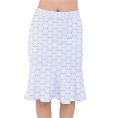 Hexagon Geometric Shape Short Mermaid Skirt