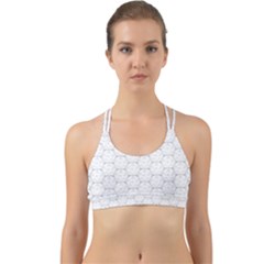 Hexagon Geometric Shape Back Web Sports Bra by Bajindul