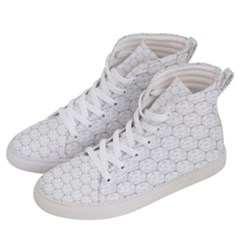 Hexagon Geometric Shape Women s Hi-Top Skate Sneakers