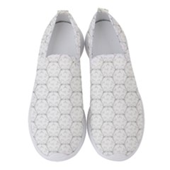 Hexagon Geometric Shape Women s Slip On Sneakers by Bajindul