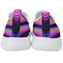 Wave Line Waveform Sound Purple Men s Slip On Sneakers View4