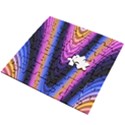 Wave Line Waveform Sound Purple Wooden Puzzle Square View2