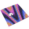 Wave Line Waveform Sound Purple Wooden Puzzle Square View3