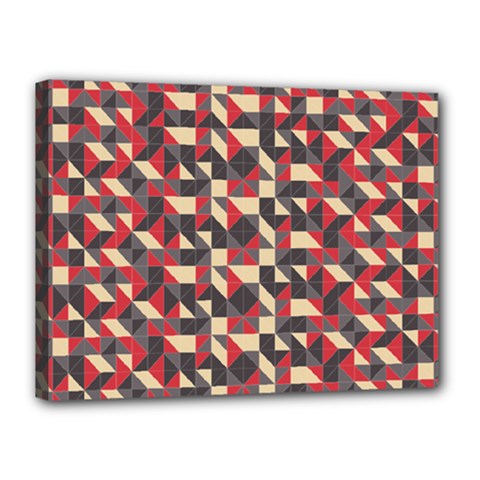 Pattern Textiles Canvas 16  X 12  (stretched)