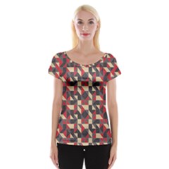 Pattern Textiles Cap Sleeve Top