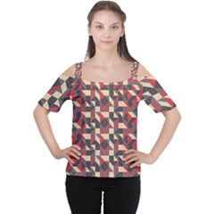 Pattern Textiles Cutout Shoulder Tee