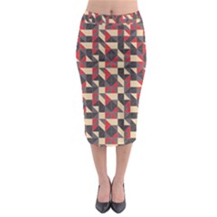 Pattern Textiles Midi Pencil Skirt