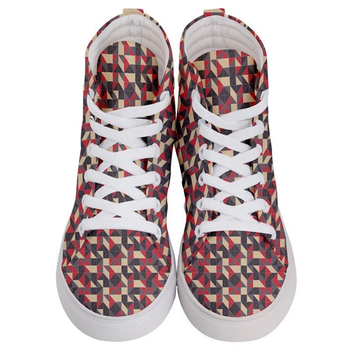 Pattern Textiles Men s Hi-Top Skate Sneakers