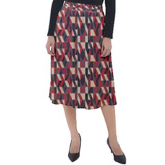 Pattern Textiles Classic Velour Midi Skirt  by HermanTelo