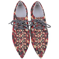 Pattern Textiles Women s Pointed Oxford Shoes