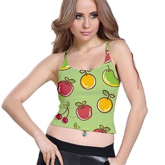 Seamless Healthy Fruit Spaghetti Strap Bra Top