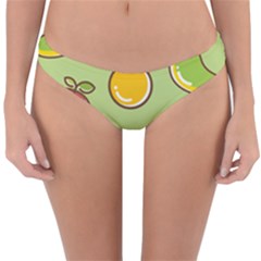 Seamless Healthy Fruit Reversible Hipster Bikini Bottoms