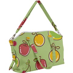 Seamless Healthy Fruit Canvas Crossbody Bag