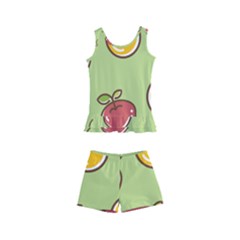 Seamless Healthy Fruit Kids  Boyleg Swimsuit by HermanTelo