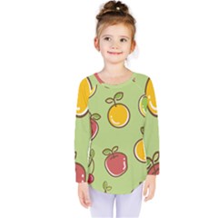 Seamless Healthy Fruit Kids  Long Sleeve Tee