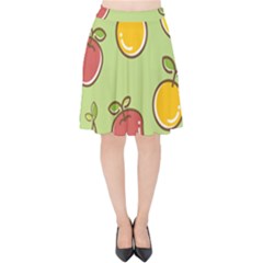 Seamless Healthy Fruit Velvet High Waist Skirt