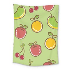 Seamless Healthy Fruit Medium Tapestry