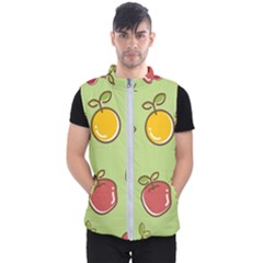 Seamless Healthy Fruit Men s Puffer Vest by HermanTelo