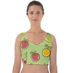 Seamless Healthy Fruit Velvet Crop Top by HermanTelo