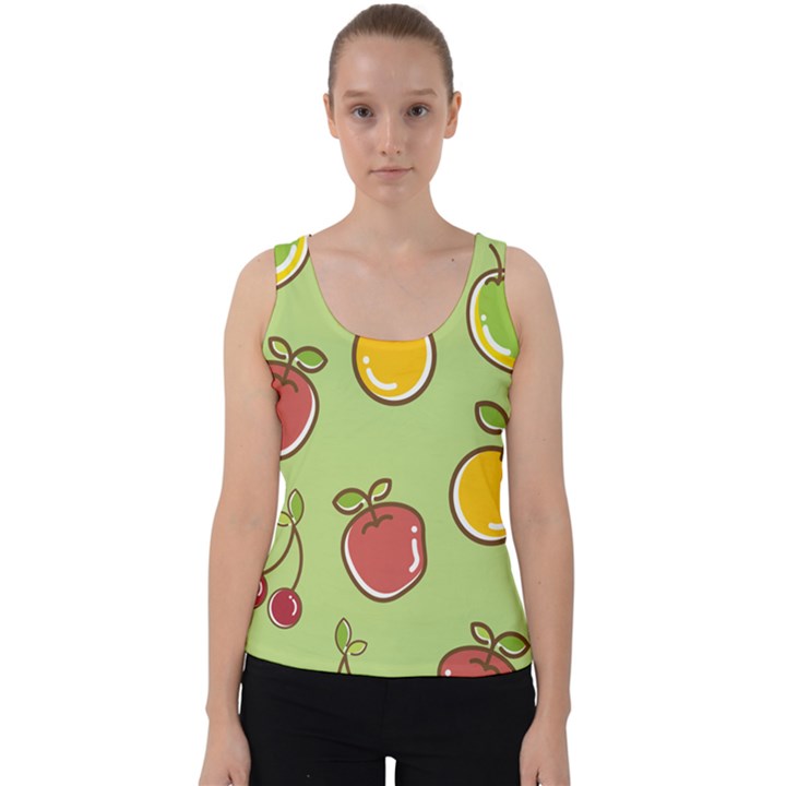 Seamless Healthy Fruit Velvet Tank Top