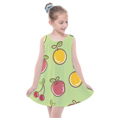 Seamless Healthy Fruit Kids  Summer Dress