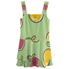 Seamless Healthy Fruit Kids  Layered Skirt Swimsuit by HermanTelo