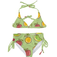 Seamless Healthy Fruit Kids  Classic Bikini Set by HermanTelo