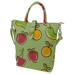 Seamless Healthy Fruit Buckle Top Tote Bag by HermanTelo