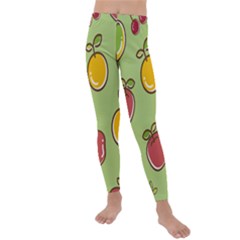 Seamless Healthy Fruit Kids  Lightweight Velour Leggings