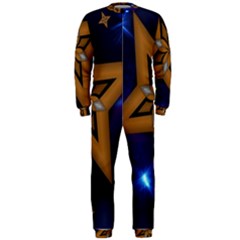 Star Background Onepiece Jumpsuit (men) 